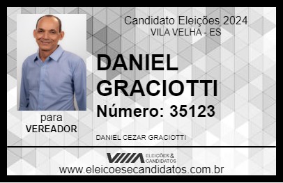 Candidato DANIEL GRACIOTTI 2024 - VILA VELHA - Eleições