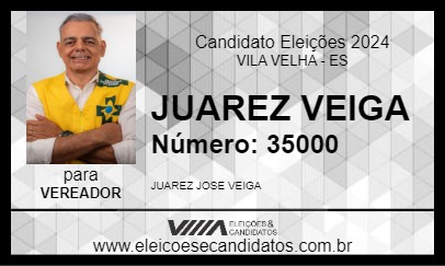 Candidato JUAREZ VEIGA 2024 - VILA VELHA - Eleições