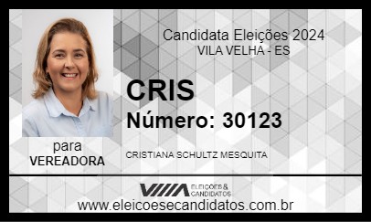 Candidato CRIS 2024 - VILA VELHA - Eleições