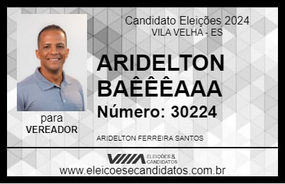 Candidato ARIDELTON BAHÊÊÊAAA 2024 - VILA VELHA - Eleições