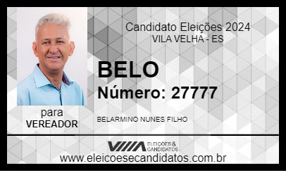 Candidato BELO 2024 - VILA VELHA - Eleições