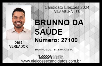 Candidato BRUNNO DA SAÚDE 2024 - VILA VELHA - Eleições