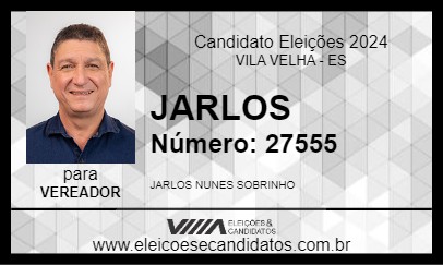 Candidato JARLOS 2024 - VILA VELHA - Eleições