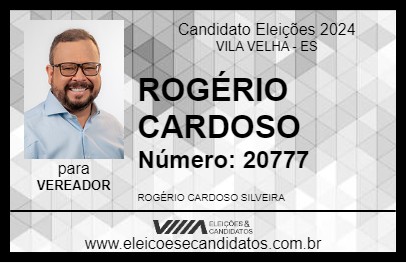 Candidato ROGÉRIO CARDOSO 2024 - VILA VELHA - Eleições