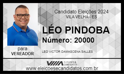 Candidato LÉO PINDOBA 2024 - VILA VELHA - Eleições