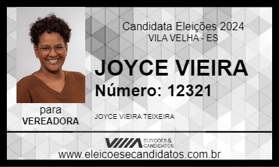 Candidato JOYCE VIEIRA 2024 - VILA VELHA - Eleições