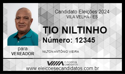 Candidato TIO NILTINHO 2024 - VILA VELHA - Eleições