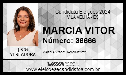 Candidato MARCIA VITOR 2024 - VILA VELHA - Eleições