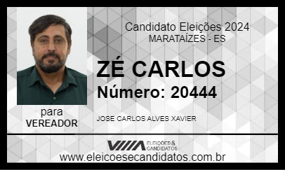 Candidato ZÉ CARLOS 2024 - MARATAÍZES - Eleições