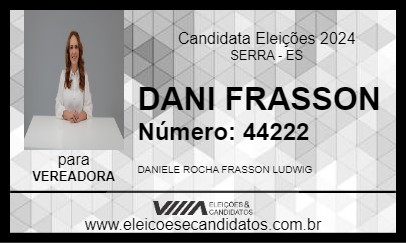 Candidato DANI FRASSON 2024 - SERRA - Eleições