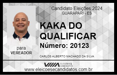 Candidato KAKA DO QUALIFICAR 2024 - GUARAPARI - Eleições