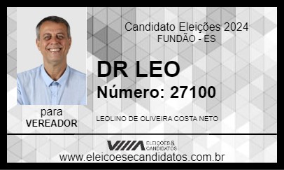 Candidato DR LEO 2024 - FUNDÃO - Eleições