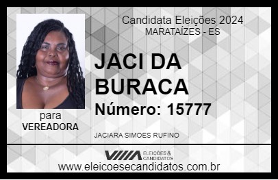 Candidato JACI DA BURACA 2024 - MARATAÍZES - Eleições