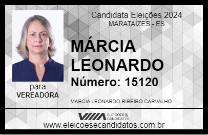 Candidato MÁRCIA LEONARDO 2024 - MARATAÍZES - Eleições