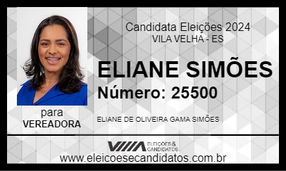 Candidato ELIANE SIMÕES 2024 - VILA VELHA - Eleições