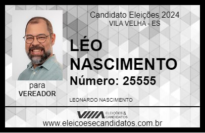 Candidato LÉO NASCIMENTO 2024 - VILA VELHA - Eleições