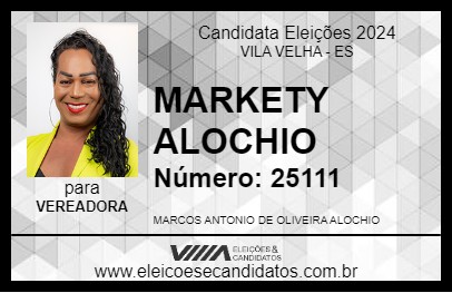 Candidato MARKETY ALOCHIO 2024 - VILA VELHA - Eleições