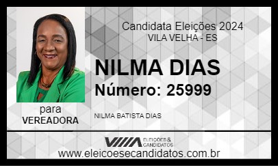 Candidato NILMA DIAS 2024 - VILA VELHA - Eleições