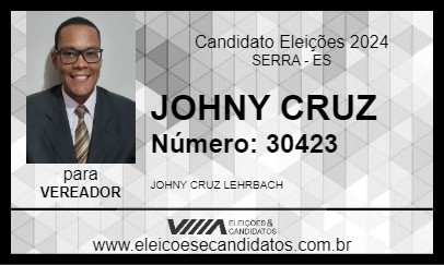 Candidato JOHNY CRUZ 2024 - SERRA - Eleições