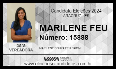 Candidato MARILENE FEU 2024 - ARACRUZ - Eleições