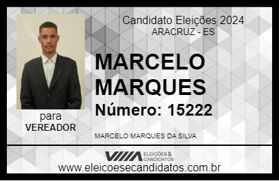 Candidato MARCELO MARQUES 2024 - ARACRUZ - Eleições