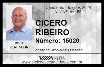 Candidato CICERO RIBEIRO 2024 - VILA VELHA - Eleições