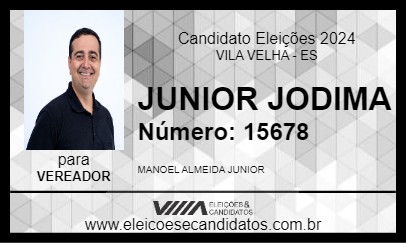 Candidato JUNIOR JODIMA 2024 - VILA VELHA - Eleições