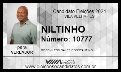 Candidato NILTINHO 2024 - VILA VELHA - Eleições