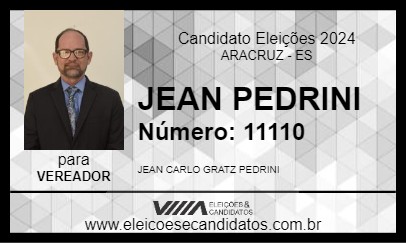 Candidato JEAN PEDRINI 2024 - ARACRUZ - Eleições