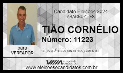 Candidato TIÃO CORNÉLIO 2024 - ARACRUZ - Eleições