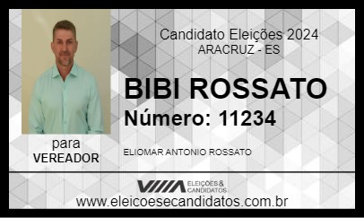 Candidato BIBI ROSSATO 2024 - ARACRUZ - Eleições