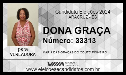 Candidato DONA GRAÇA 2024 - ARACRUZ - Eleições