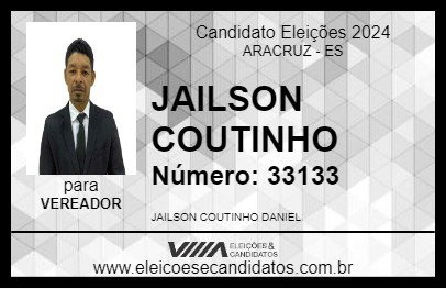 Candidato JAILSON COUTINHO 2024 - ARACRUZ - Eleições