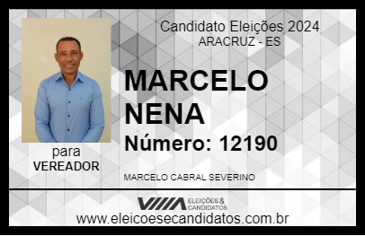 Candidato MARCELO NENA 2024 - ARACRUZ - Eleições