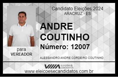 Candidato ANDRE COUTINHO 2024 - ARACRUZ - Eleições