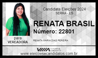 Candidato RENATA BRASIL 2024 - SERRA - Eleições