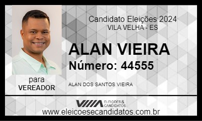 Candidato ALAN VIEIRA 2024 - VILA VELHA - Eleições