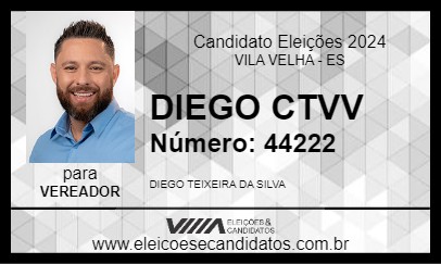 Candidato DIEGO CTVV 2024 - VILA VELHA - Eleições