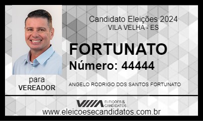 Candidato FORTUNATO 2024 - VILA VELHA - Eleições