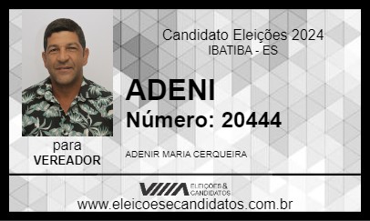 Candidato ADENI 2024 - IBATIBA - Eleições