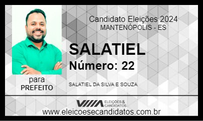 Candidato SALATIEL 2024 - MANTENÓPOLIS - Eleições