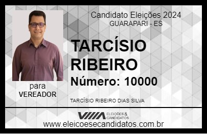 Candidato TARCÍSIO RIBEIRO 2024 - GUARAPARI - Eleições