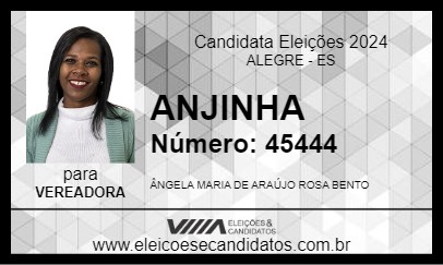 Candidato ANJINHA 2024 - ALEGRE - Eleições