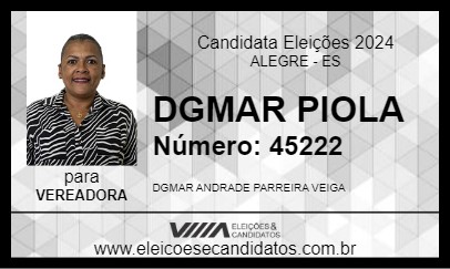 Candidato DGMAR PIOLA 2024 - ALEGRE - Eleições