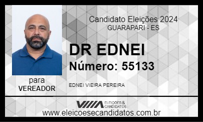 Candidato DR EDNEI 2024 - GUARAPARI - Eleições