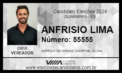 Candidato ANFRISIO LIMA 2024 - GUARAPARI - Eleições