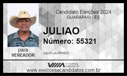 Candidato JULIÃO COWBOY 2024 - GUARAPARI - Eleições