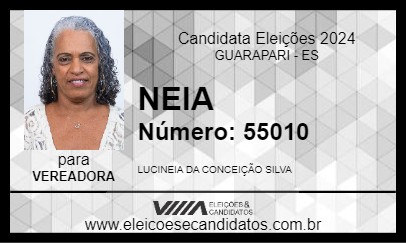 Candidato NEIA DOS IDOSOS 2024 - GUARAPARI - Eleições