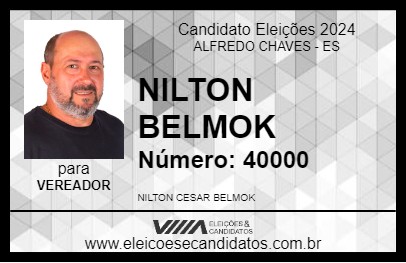 Candidato NILTON BELMOK 2024 - ALFREDO CHAVES - Eleições