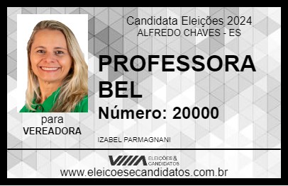 Candidato PROFESSORA BEL 2024 - ALFREDO CHAVES - Eleições